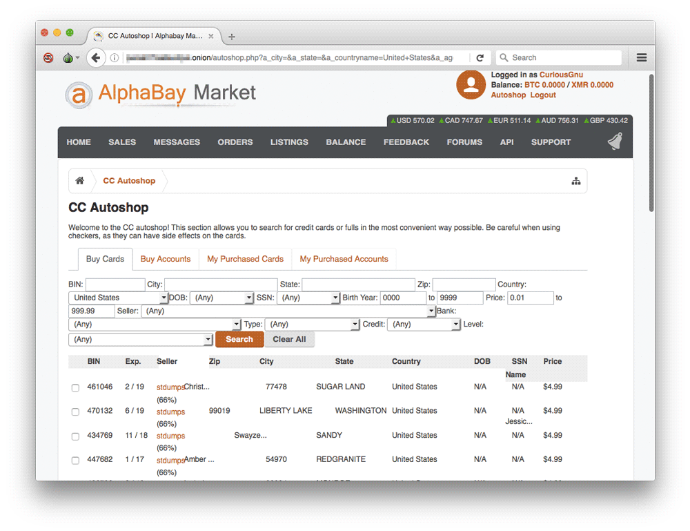Alphabay darknet market