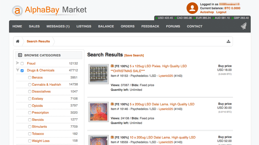 Darknet Market Search